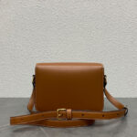 Celine Teen Triomphe Bag In Shiny Calfskin